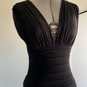 MaxAndCleo Bodycon LBD w/ Lace Detail